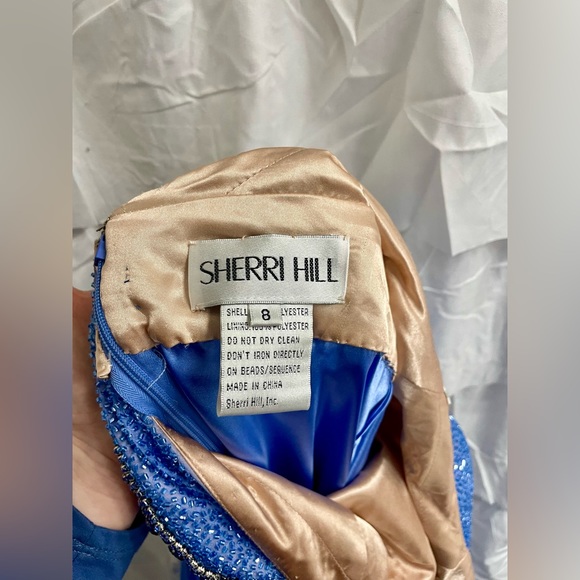 Sherri Hill Periwinkle Graduation Dress, Size 8 - Picture 3 of 8